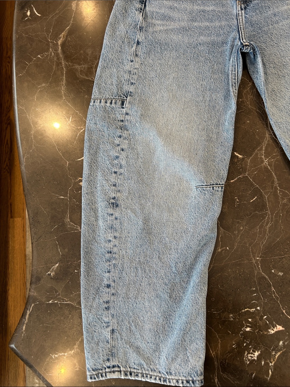 rag & bone Light Blue Barrel Jeans - Picture 2 of 11
